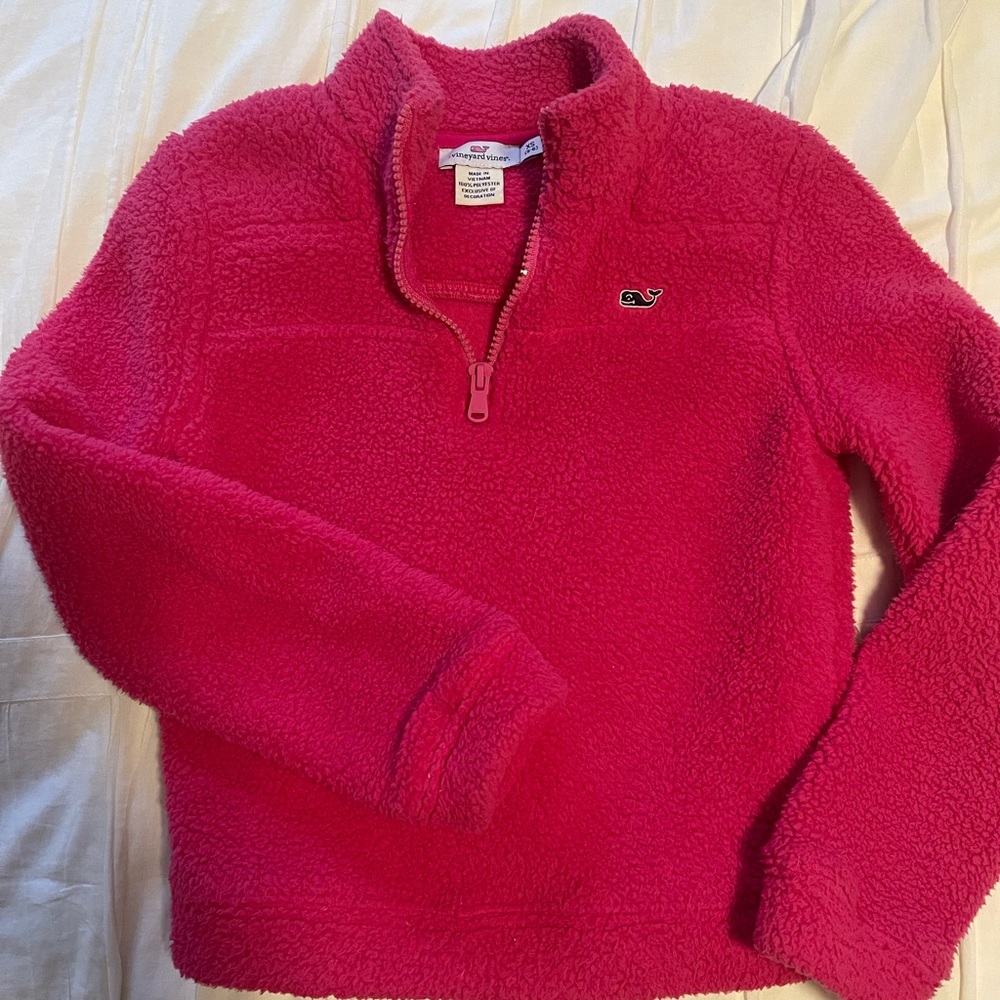 Vinyard Vines Sherpa Quarter zip